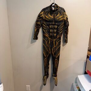 Marvel Black‎ Panther Killmonger Muscle Chest Costume Kids Medium Rubies 139